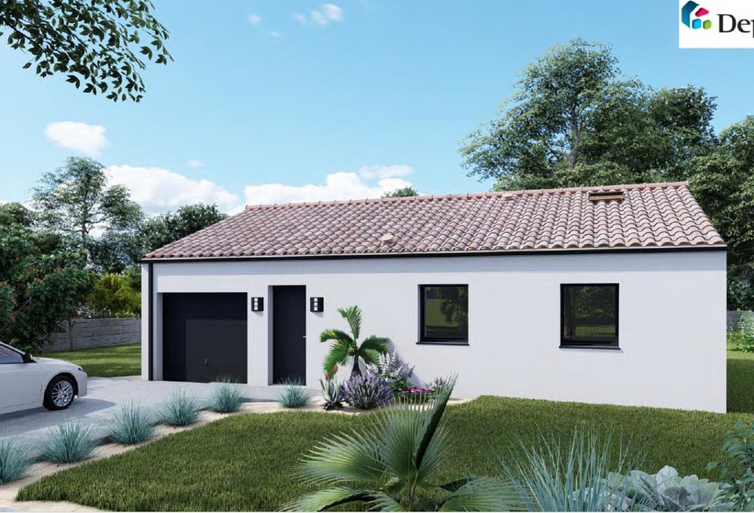TERRAIN ET MAISON SUR LA COMMUNE LES MOUTIERS EN RETZ — photo 1