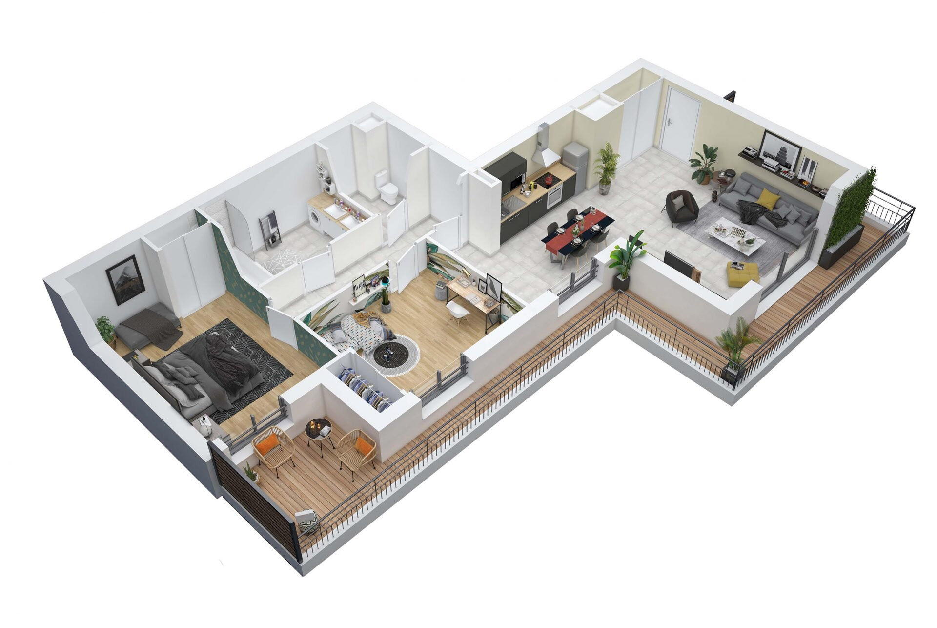 Appartement neuf 4 pièces 75 m² Livry-Gargan 93190