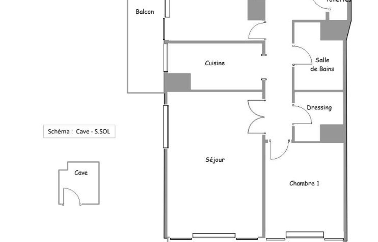 appartement 3 pièces 79 m2 à vendre à Courbevoie (92400)