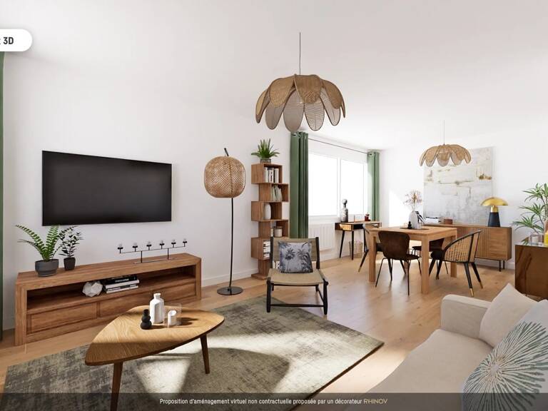 Spacieux T2 de 60 m² avec balcon. — photo 1