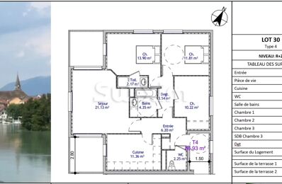 vente appartement 269 000 € à proximité de Choisy (74330)