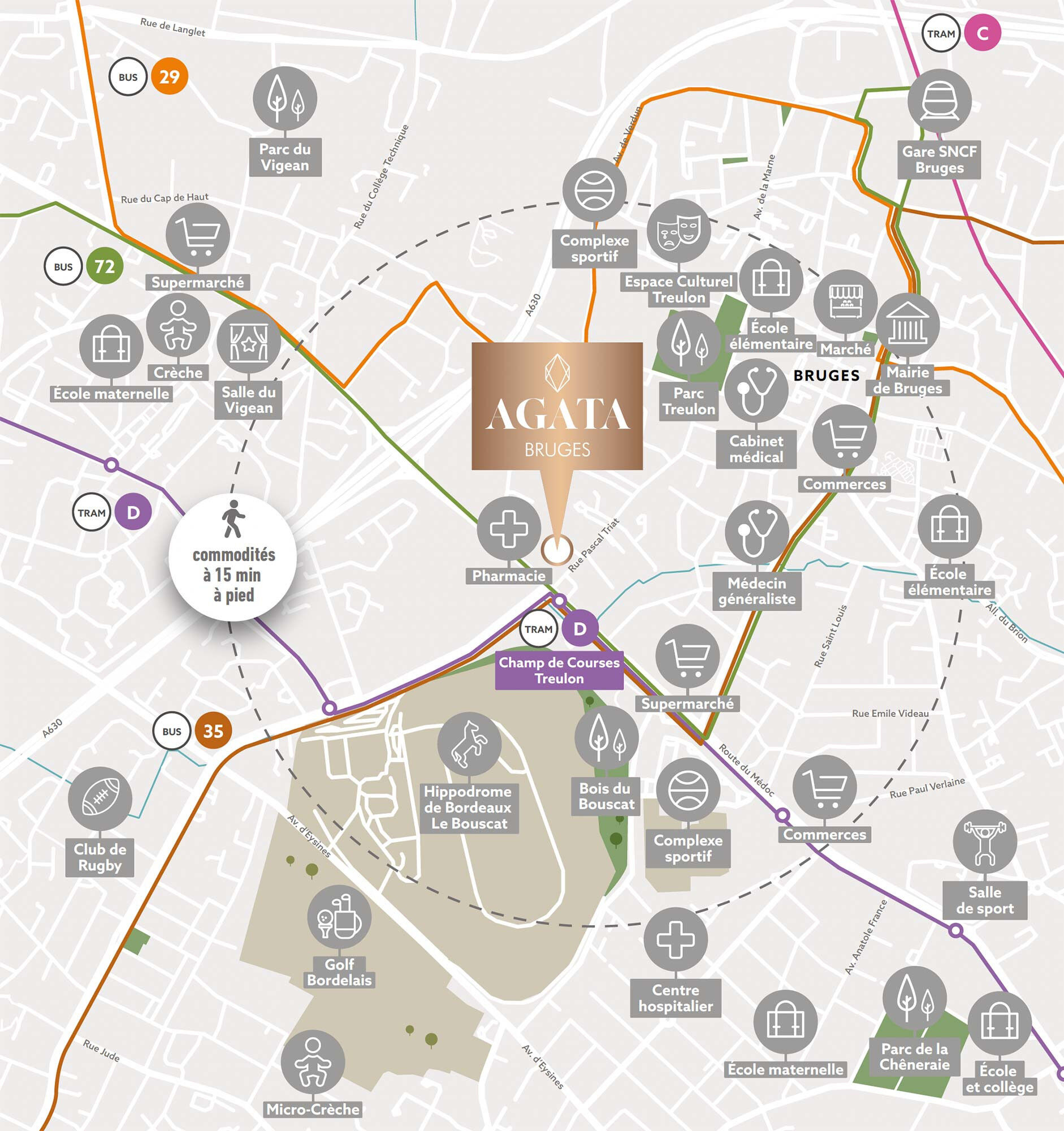 Appartement neuf 2 pièces 46 m²