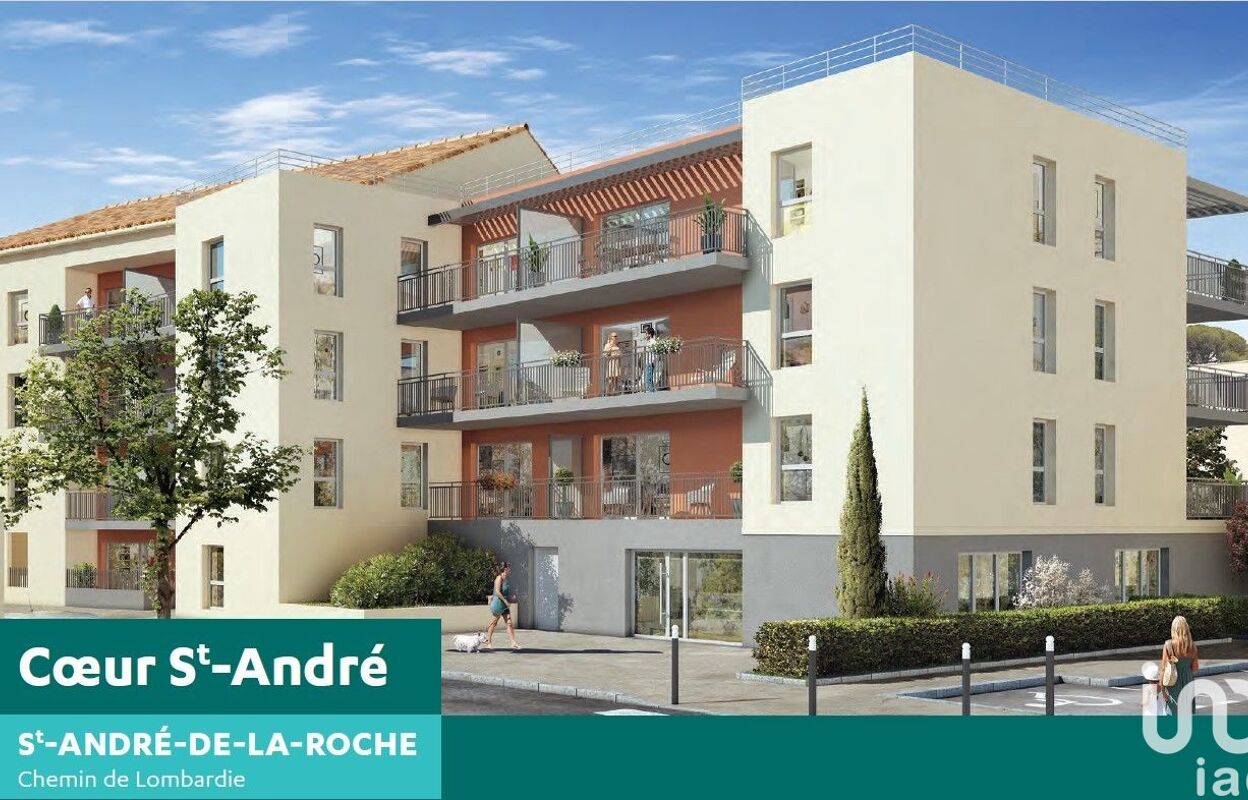 appartement 3 pièces 60 m2 à vendre à Saint-André-de-la-Roche (06730)