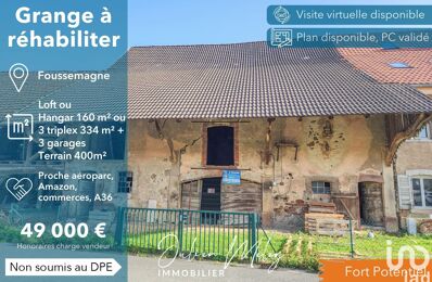 vente immeuble 49 000 € à proximité de Masevaux (68290)