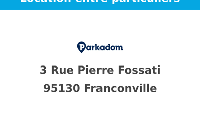 location garage 75 € CC /mois à proximité de Bouffémont (95570)