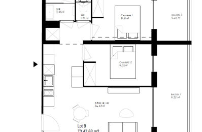 vente appartement 272 104 € à proximité de Villeneuve-Loubet (06270)