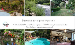 Maison 12 Pièces 398 m² à vendre à Vieillevie (15120)