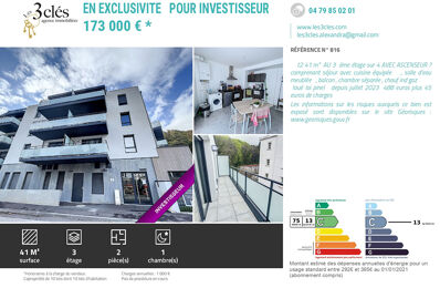 vente appartement 173 000 € à proximité de Saint-Sulpice (73160)