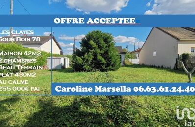 vente terrain 269 000 € à proximité de Montigny-le-Bretonneux (78180)