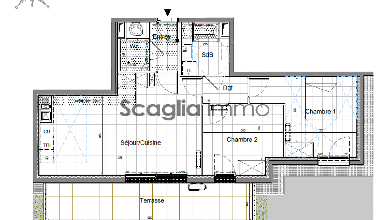 appartement 3 pièces 66 m2 à vendre à Porto-Vecchio (20137)