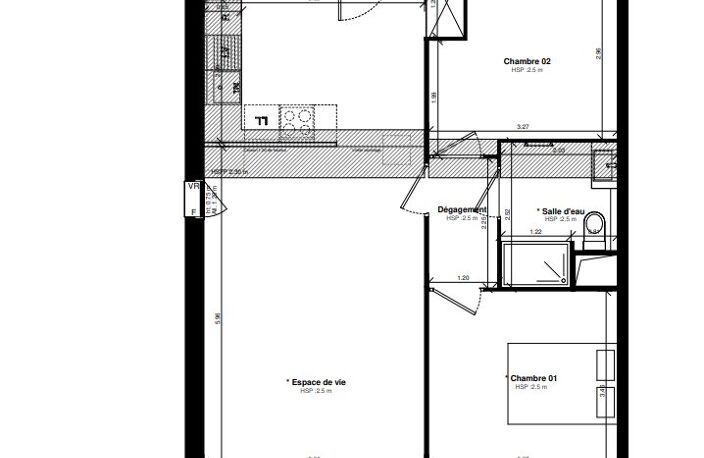 Appartement neuf T3 de 62,6m2 — photo 4