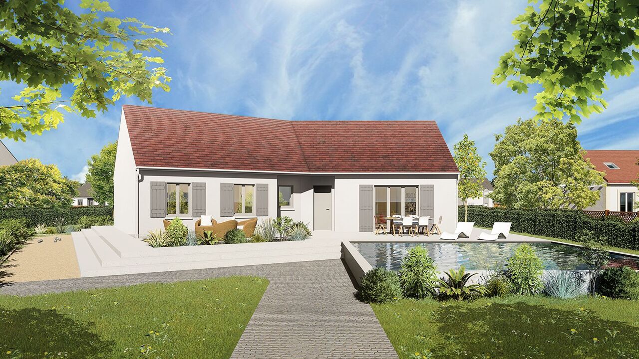 maison 90 m2 à construire à Saint-Aubin-des-Bois (28300)