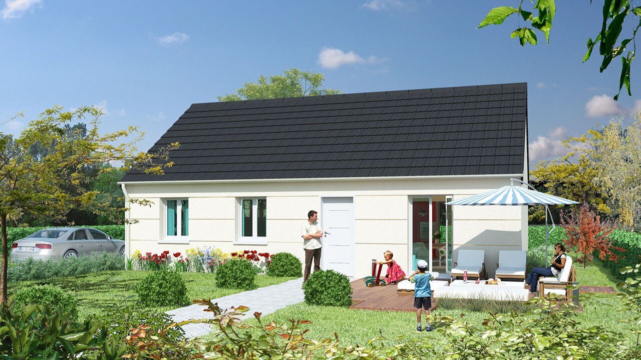 maison 85 m2 à construire à Saint-Aubin-des-Bois (28300)