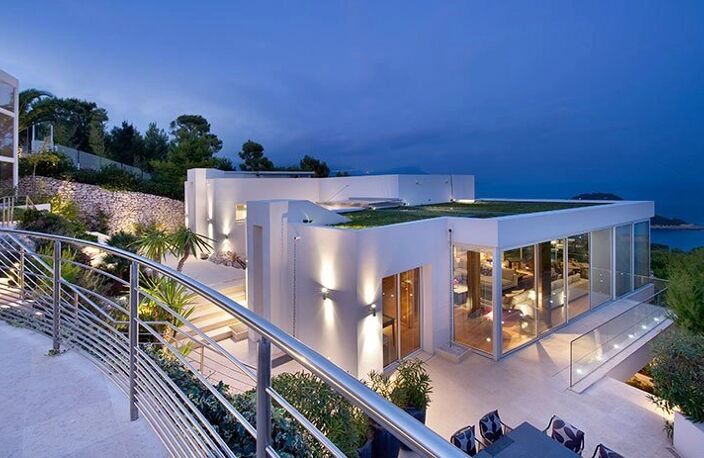 Location annuelle CAP FERRAT : Splendide villa moderne avec vue mer — photo 2