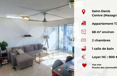 appartement 3 pièces 68 m2 à vendre à Saint-Denis (97400)