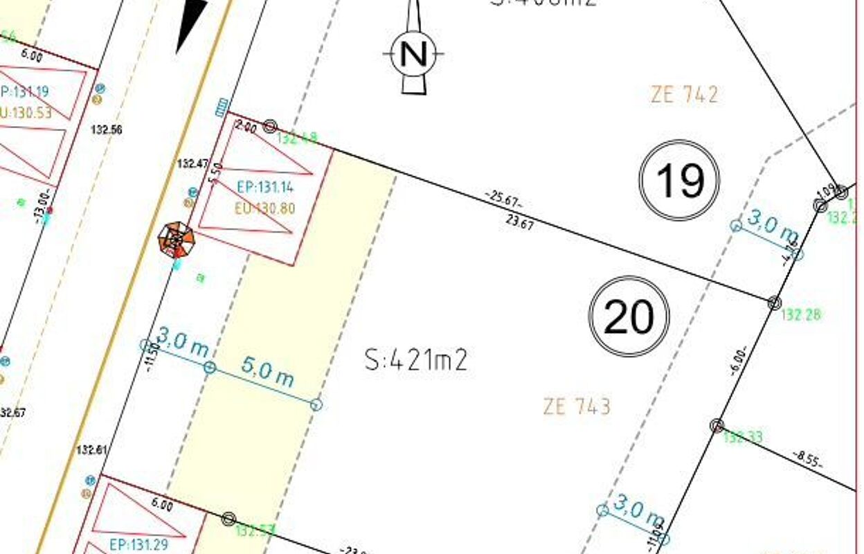 terrain 421 m2 à construire à Nogent-le-Roi (28210)