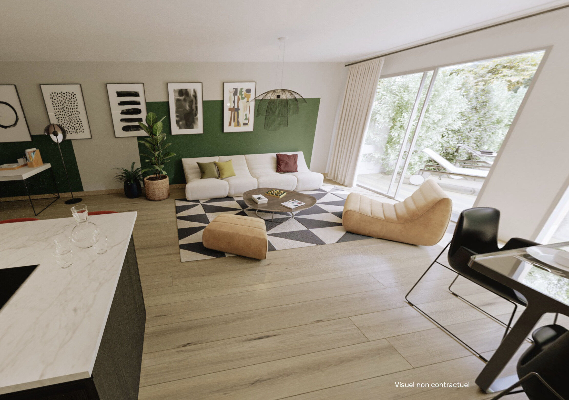 Appartement neuf 3 pièces 60 m² Bussy-Saint-Georges 77600