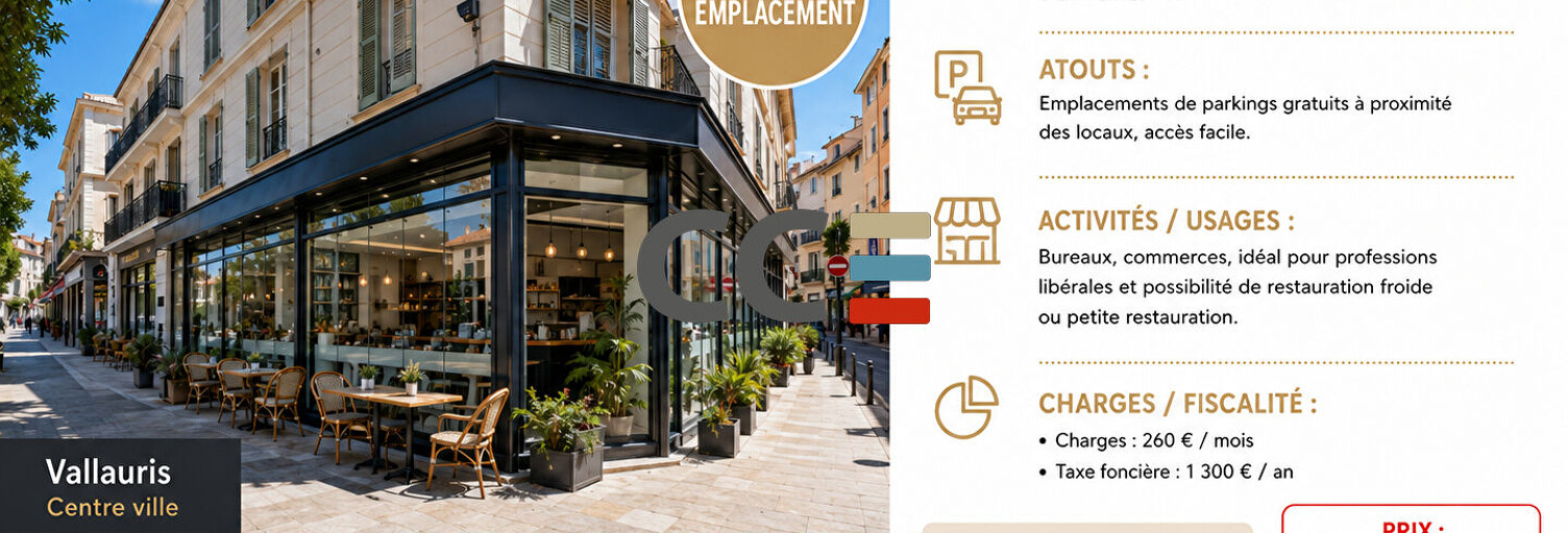 Commerce  200 m² à vendre à Vallauris (06220)