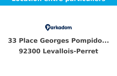 location garage 110 € CC /mois à proximité de Levallois-Perret (92300)