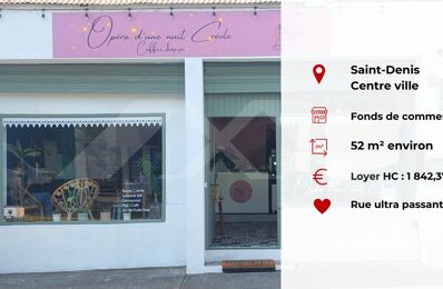 commerce  pièces 52 m2 à vendre à Saint-Denis (97400)