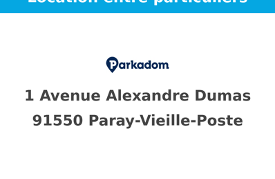 location garage 75 € CC /mois à proximité de Orly (94310)