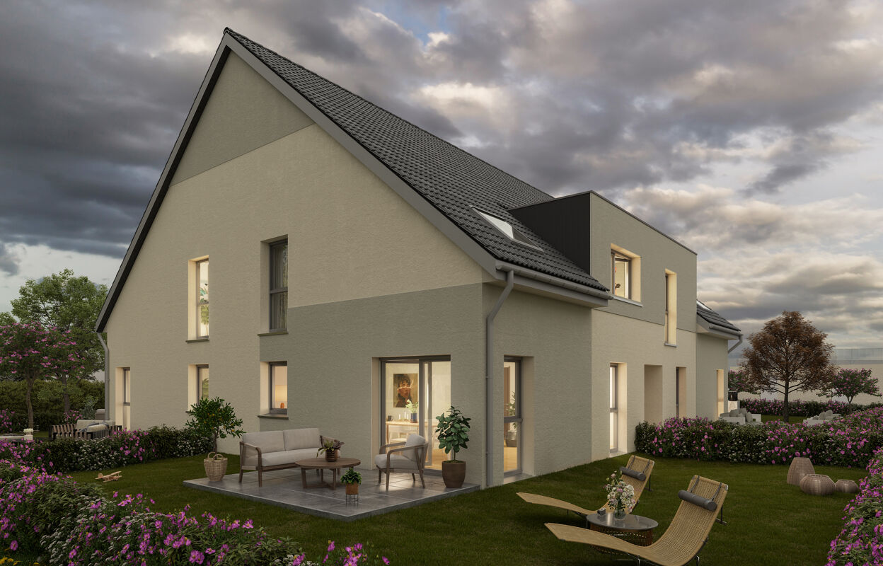 maison neuf T4, T5 pièces 89 à 90 m2 à vendre à Raedersheim (68190)