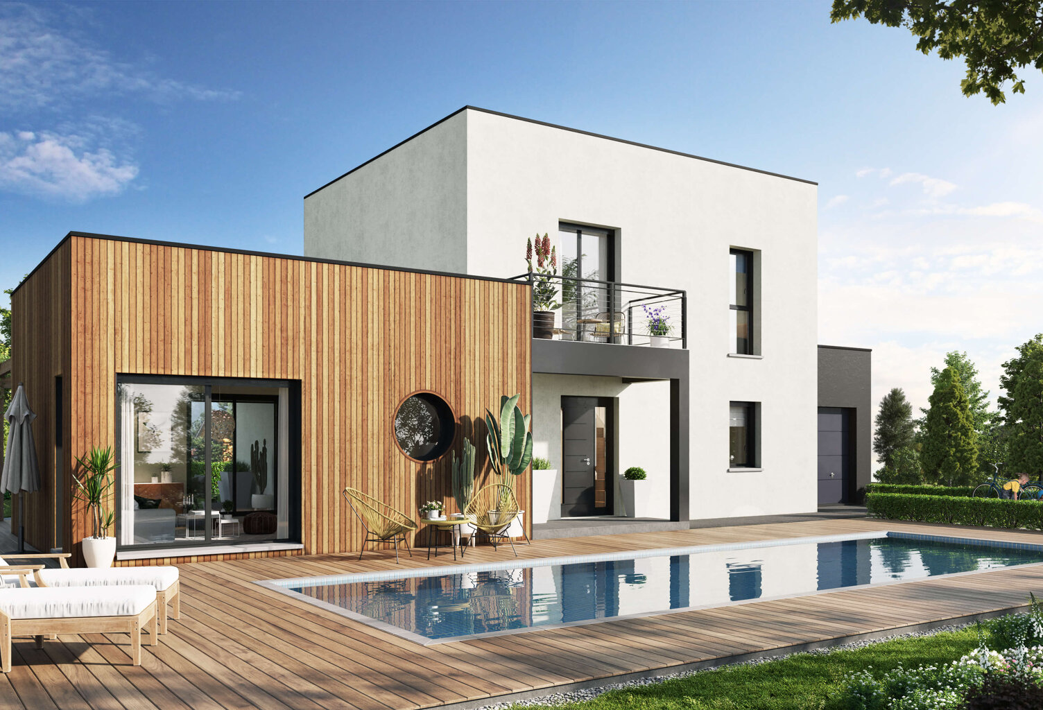 Maison 5 pièces 125.00 m² - Terrain: 545 m² — photo 1