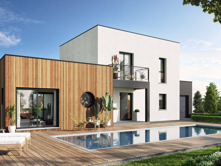 Maison 5 pièces 125.00 m² - Terrain: 545 m² — photo 1