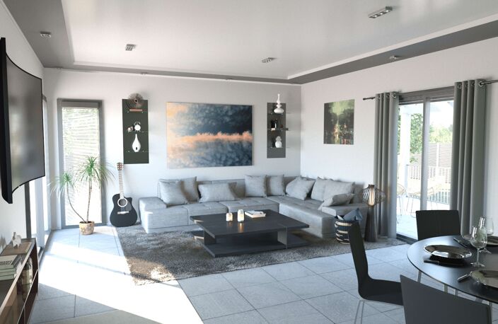 Maison 5 pièces 125.00 m² - Terrain: 545 m² — photo 2