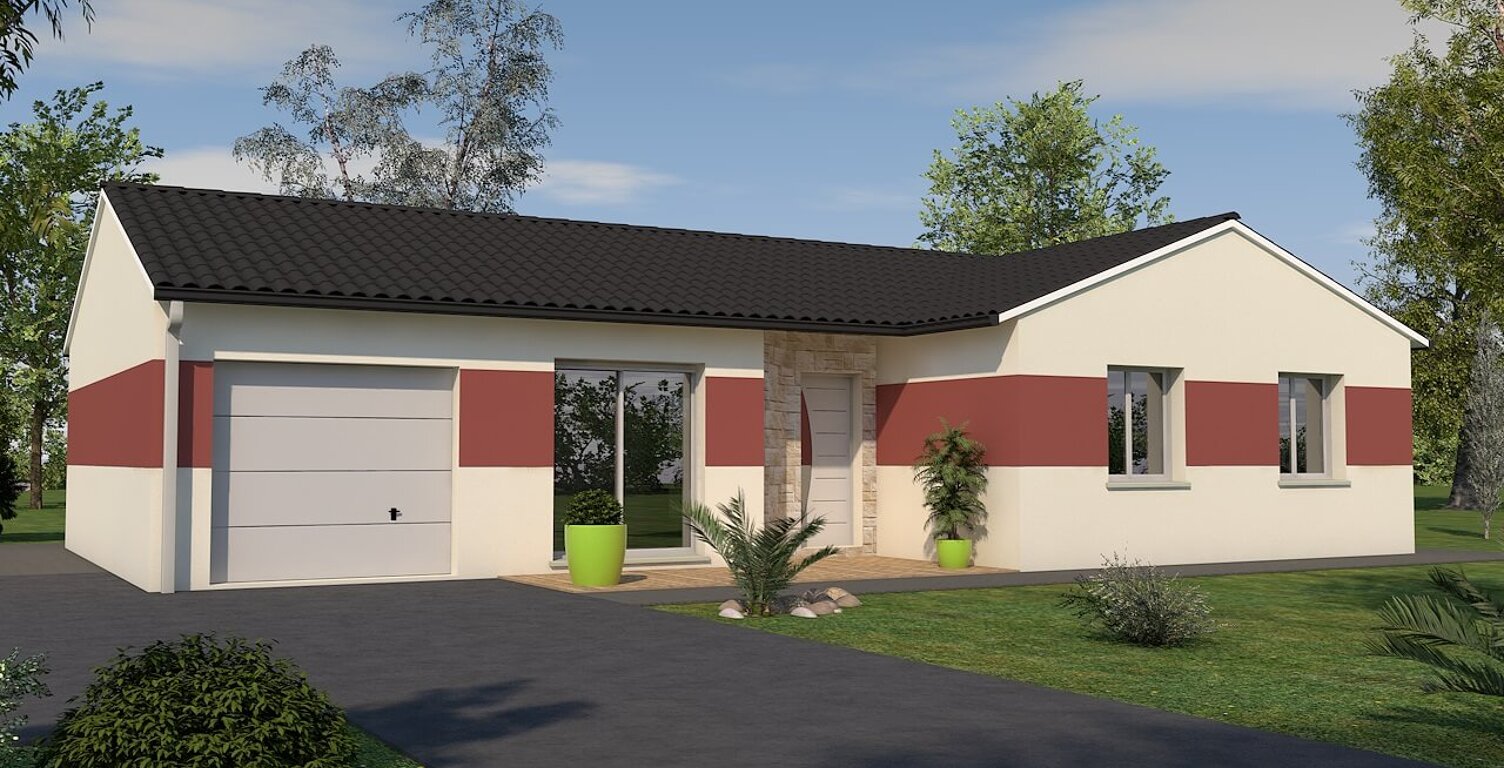 Maison 4 pièces 92.00 m² - Terrain: 571 m² — photo 1