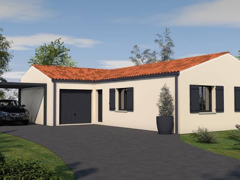 Maison 4 pièces 85.00 m² - Terrain: 1000 m² — photo 1