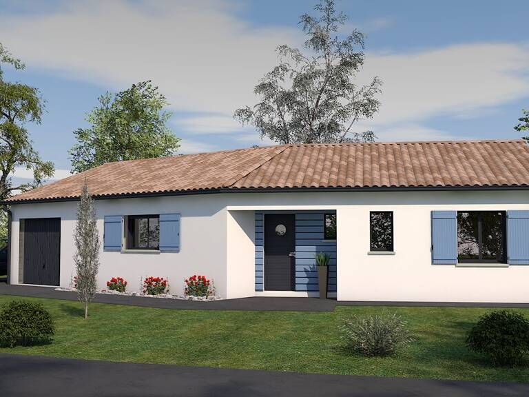 Maison 4 pièces 92.00 m² - Terrain: 842 m² — photo 1