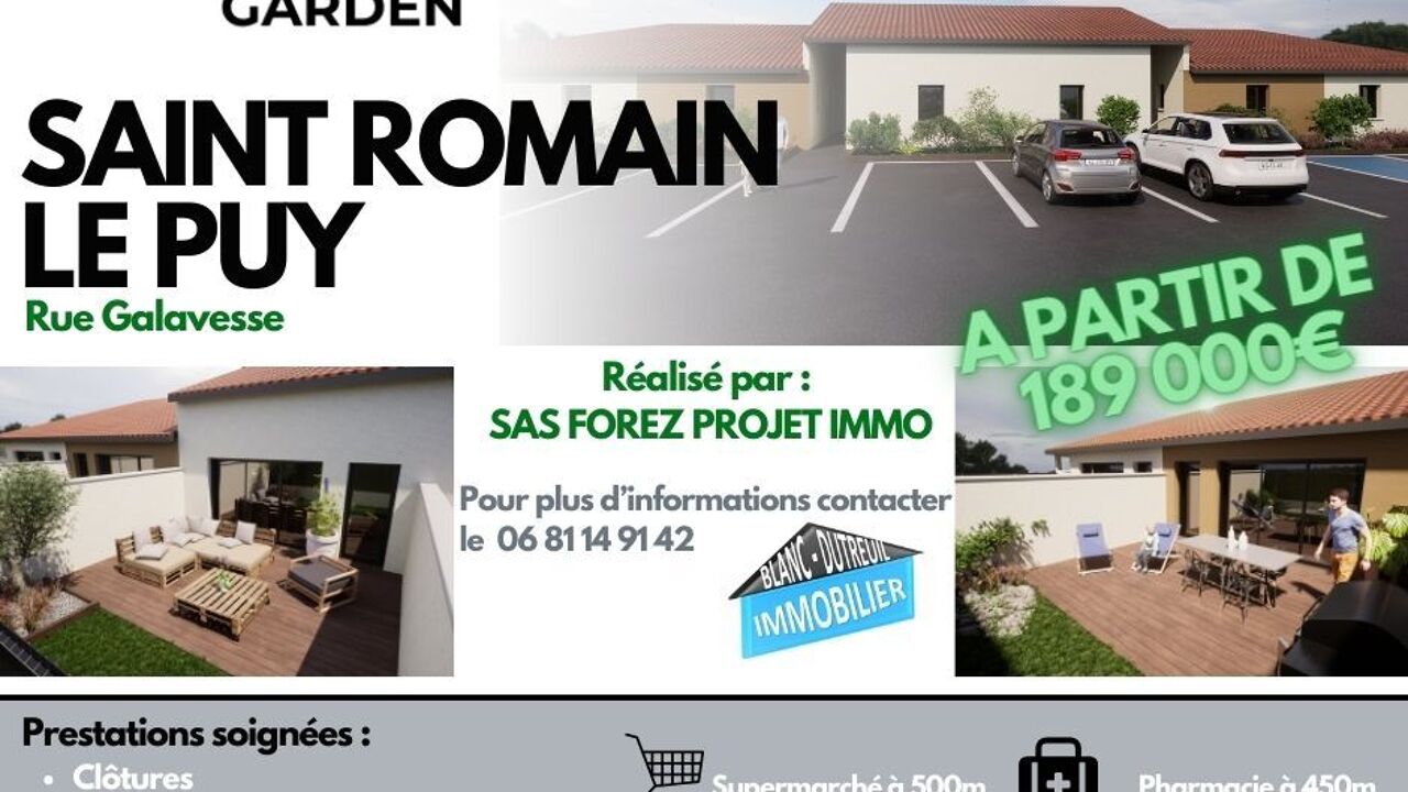appartement 3 pièces 71 m2 à vendre à Saint-Romain-le-Puy (42610)