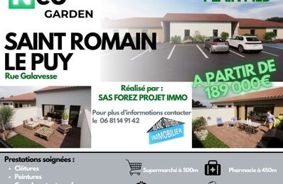 vente appartement 189 000 € à proximité de Saint-Georges-Haute-Ville (42610)