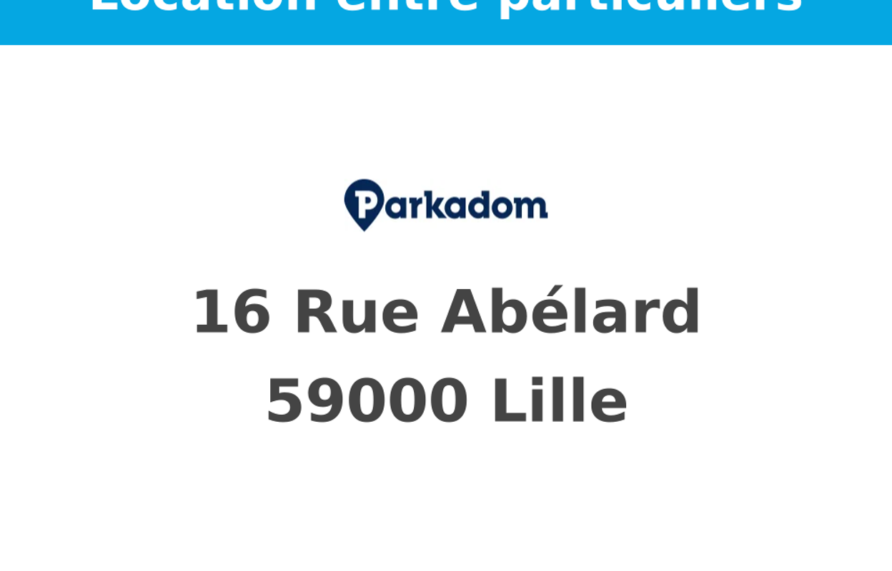 garage  pièces  m2 à louer à Lille (59000)