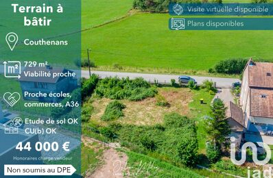 vente terrain 44 000 € à proximité de Vellechevreux-Et-Courbenans (70110)