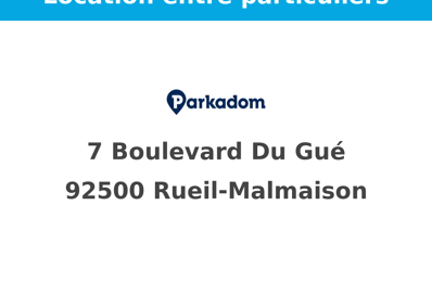 location garage 85 € CC /mois à proximité de Rueil-Malmaison (92500)