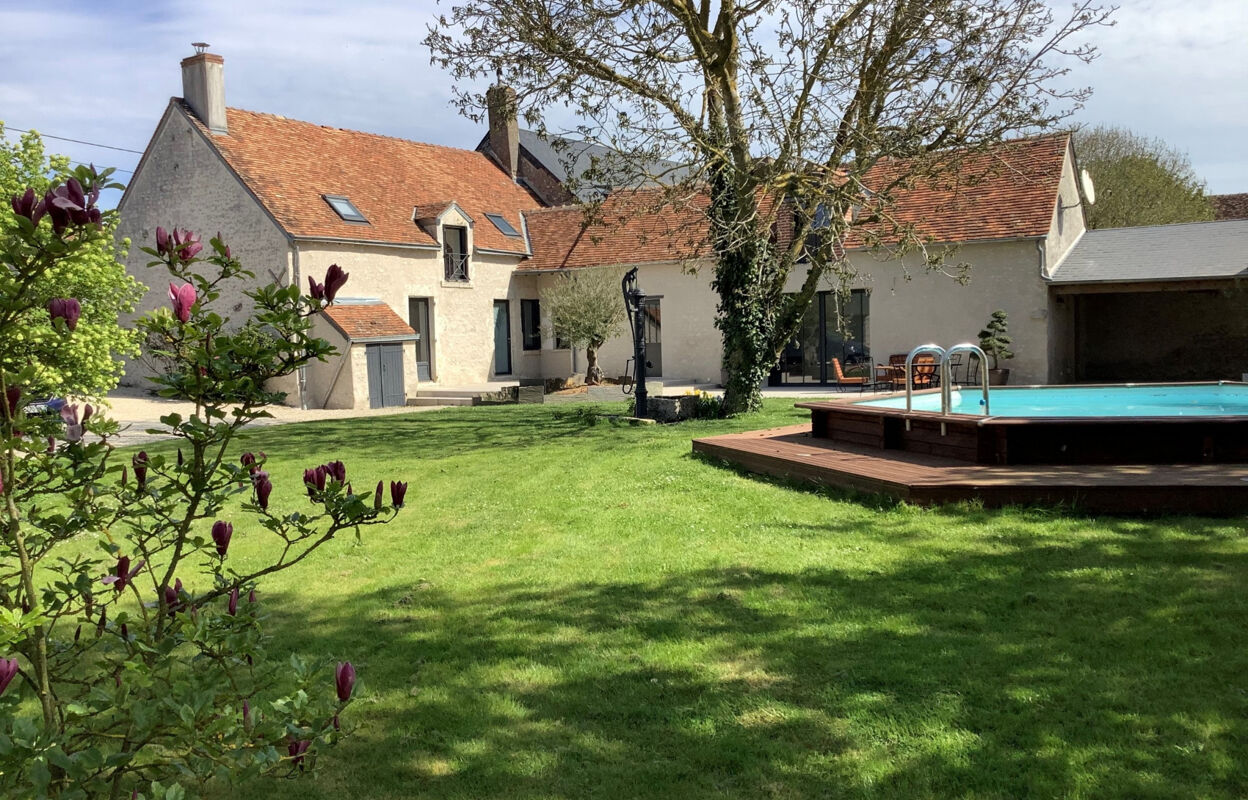 maison 9 pièces 220 m2 à vendre à La Chapelle-Saint-Martin-en-Plaine (41500)