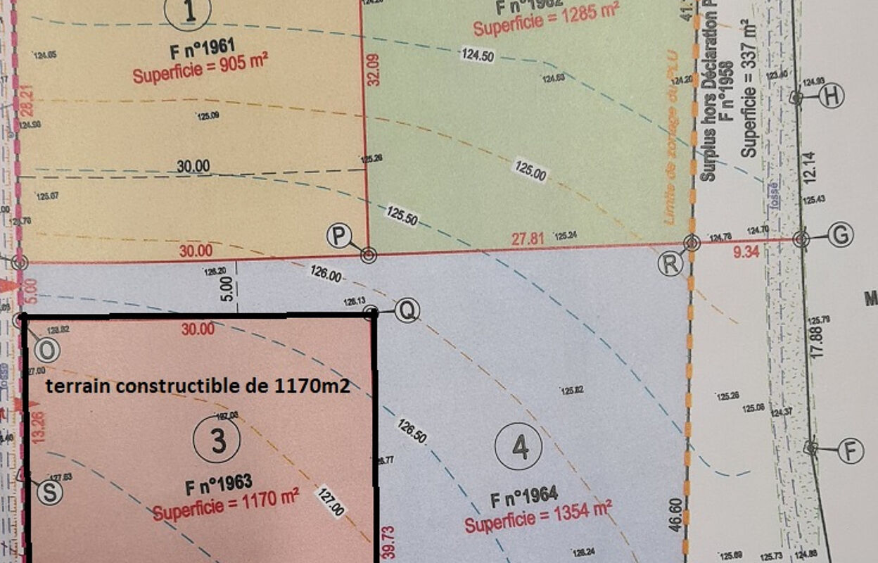 terrain  pièces 1170 m2 à vendre à Plouagat (22170)