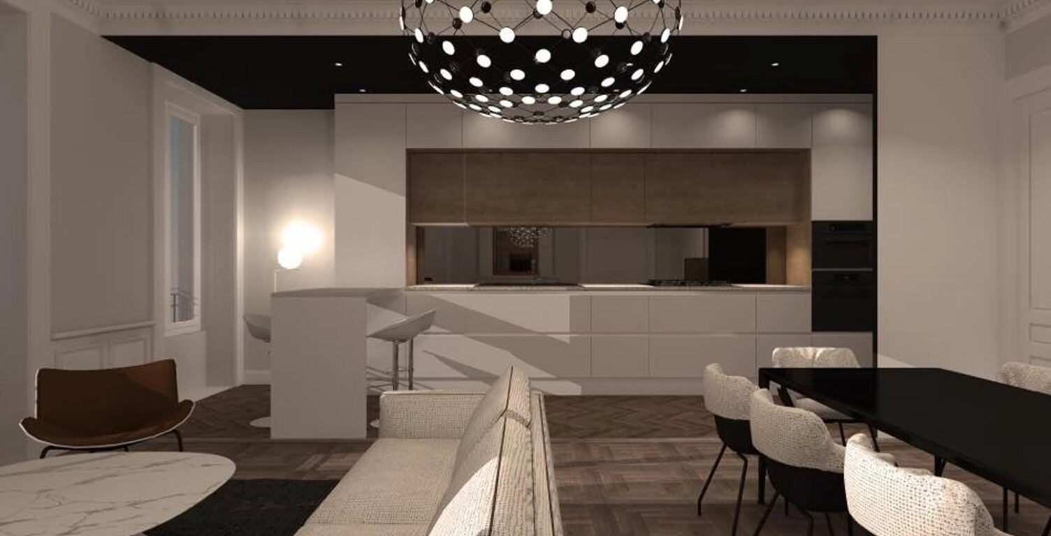 Lyon 6 - Quai du Rhône - Appartement de 117 m² - 3 Chambres — photo 1