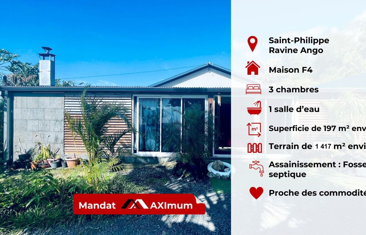 maison 6 pièces 197 m2 à vendre à Saint-Philippe (97442)