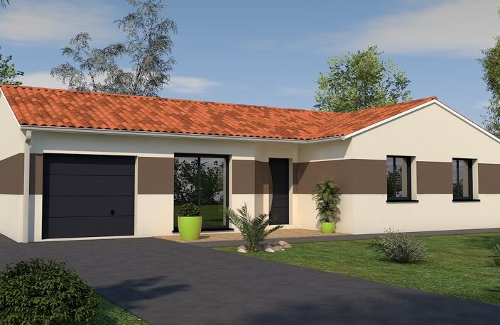 Maison 4 pièces 92.00 m² - Terrain: 1623 m² — photo 2