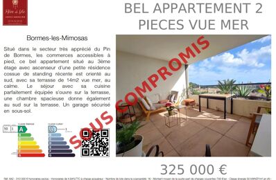 vente appartement 325 000 € à proximité de Hyères (83400)