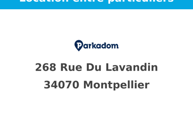 location garage 60 € CC /mois à proximité de Teyran (34820)