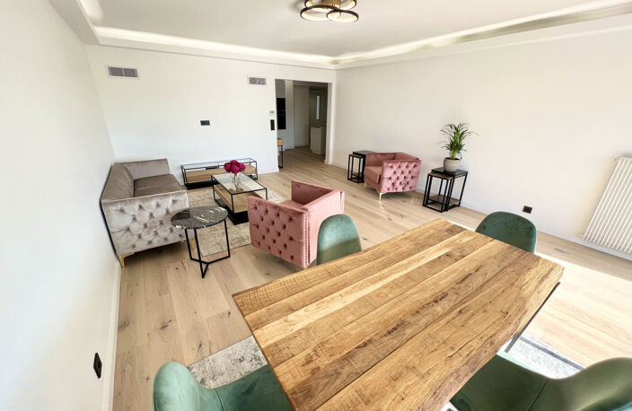 CANNES PETIT JUAS T4 DE 102M2 TERRASSE 14M2 SUD VUE MER PISC — photo 4