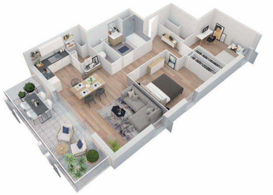 Appartement neuf 3 pièces 69 m²