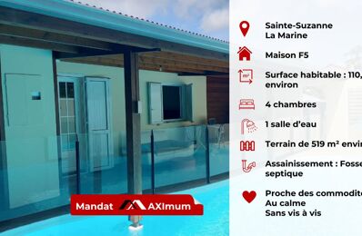 maison 5 pièces 110 m2 à vendre à Sainte-Suzanne (97441)