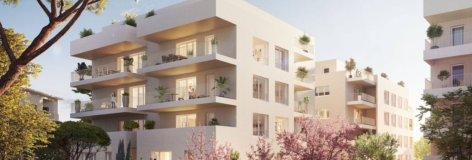 Appartement neuf T2, T3, T4 Pièce 46 à 92 m² à vendre à Marseille 13 (13013)