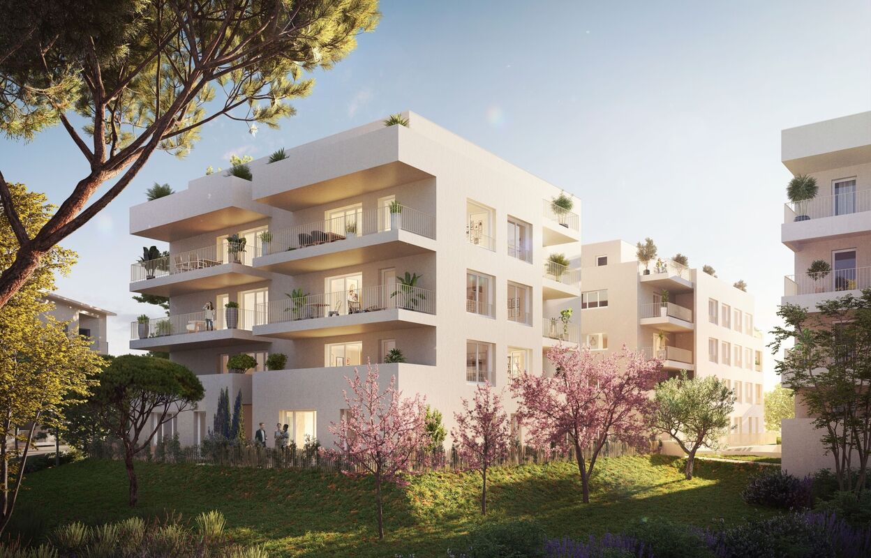 appartement neuf T2, T3, T4, T5 pièces 43 à 97 m2 à vendre à Marseille 13 (13013)