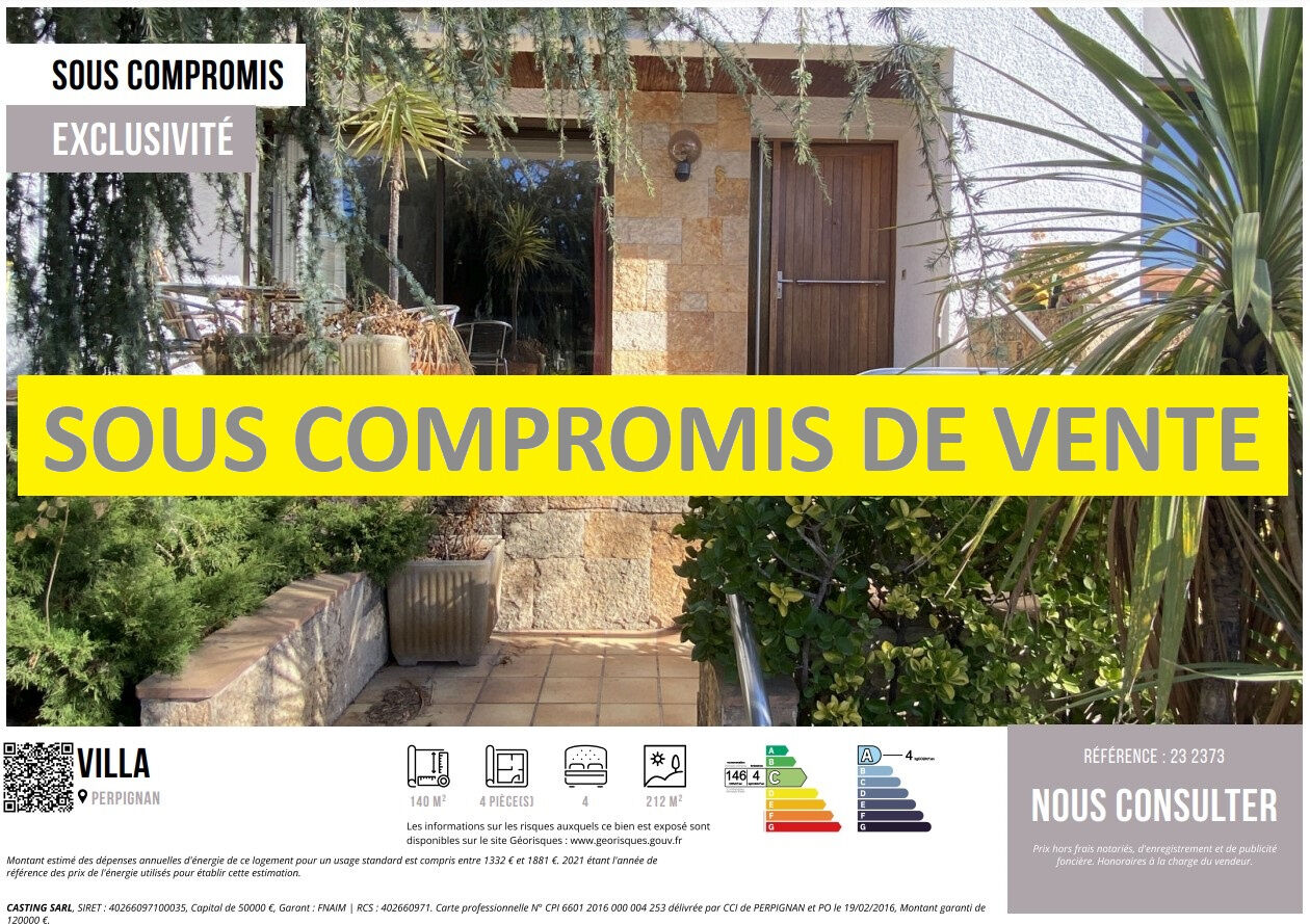 Villa / Maison 4 pièces  à vendre Perpignan 66000